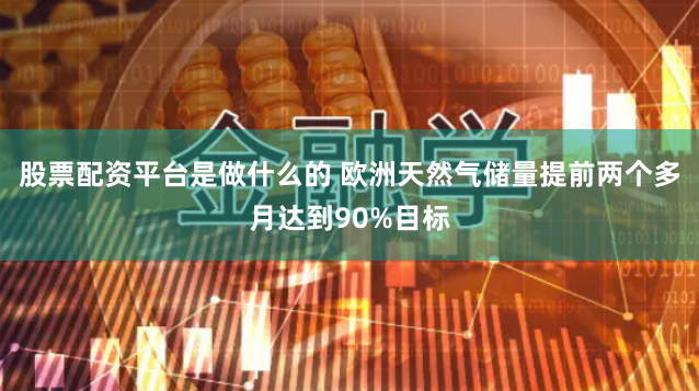 股票配资平台是做什么的 欧洲天然气储量提前两个多月达到90%目标