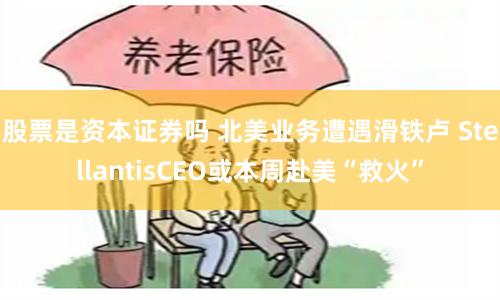 股票是资本证券吗 北美业务遭遇滑铁卢 StellantisCEO或本周赴美“救火”